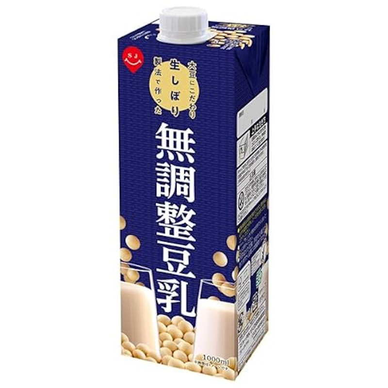 大豆にこだわり生しぼり製法で作った無調整豆乳 1