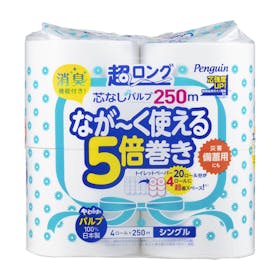 丸富製紙 ペンギン 超ロング 5倍巻きを検証レビュー!トイレットペーパーの選び方も紹介 1