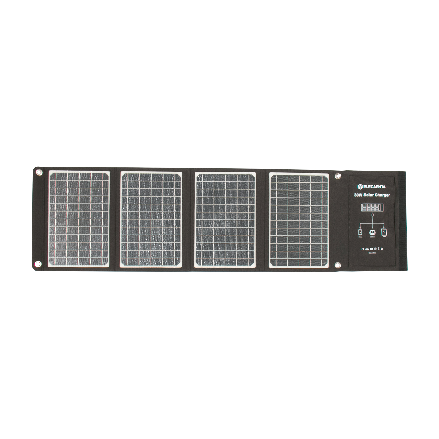 FFF ソーラーパネル 60W 折りたたみ式 QC 急速充電 IRIE FFF-DCS1Q - 4