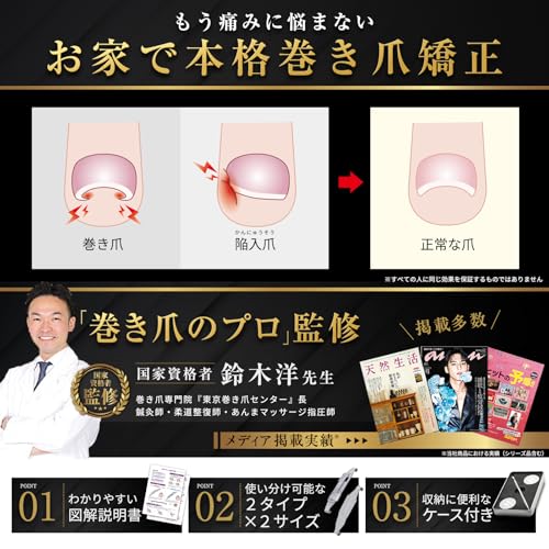 巻き爪 クリップ 2