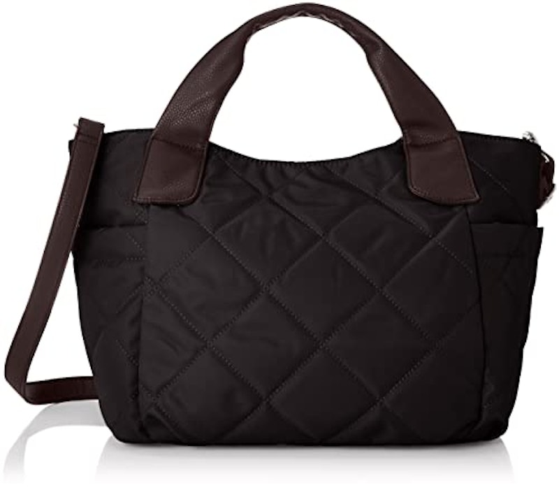 luxs キルティングナイロントートバッグ