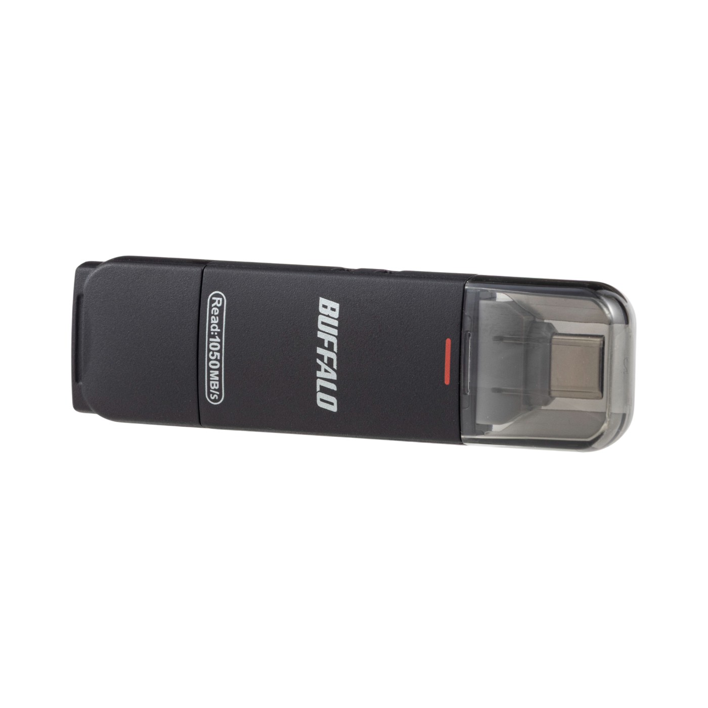 BUFFALO 外付けスティック型SSD BUFFALO 外付けSSD PC対応/USB3.2(Gen2)/TV録画/スティック型/TypeC