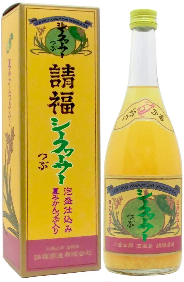 お待たせ! 請福酒造 琉球泡盛 シークワーサーリキュール 720ml×12本 請福 ゆずシークヮーサー