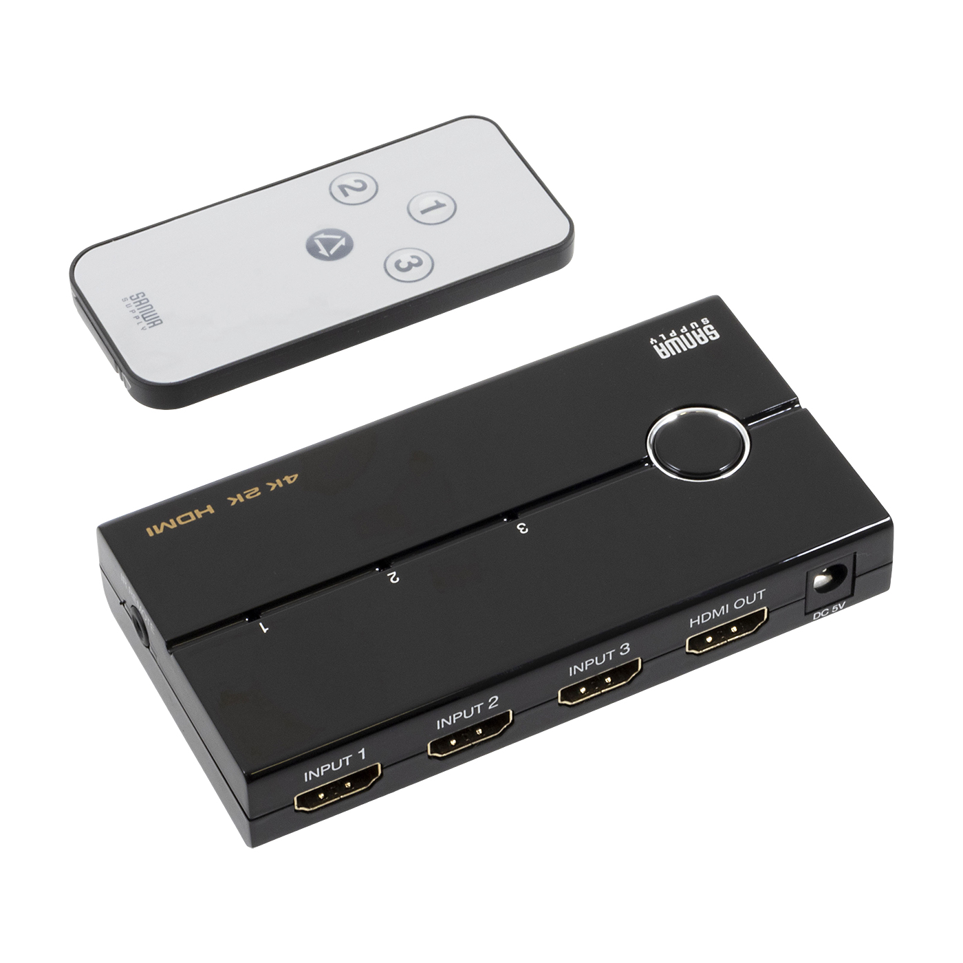 ELEVIEW KVMスイッチ パソコン切替器 (PC2台用) 4K(60Hz) HDMI2.0 HDCP2.2対応｜モニター キーボード 