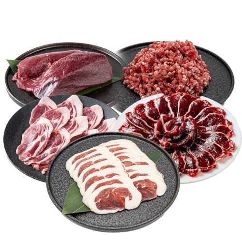 ジビエ満喫食べ比べセット 1,500g（穴熊入り） 1