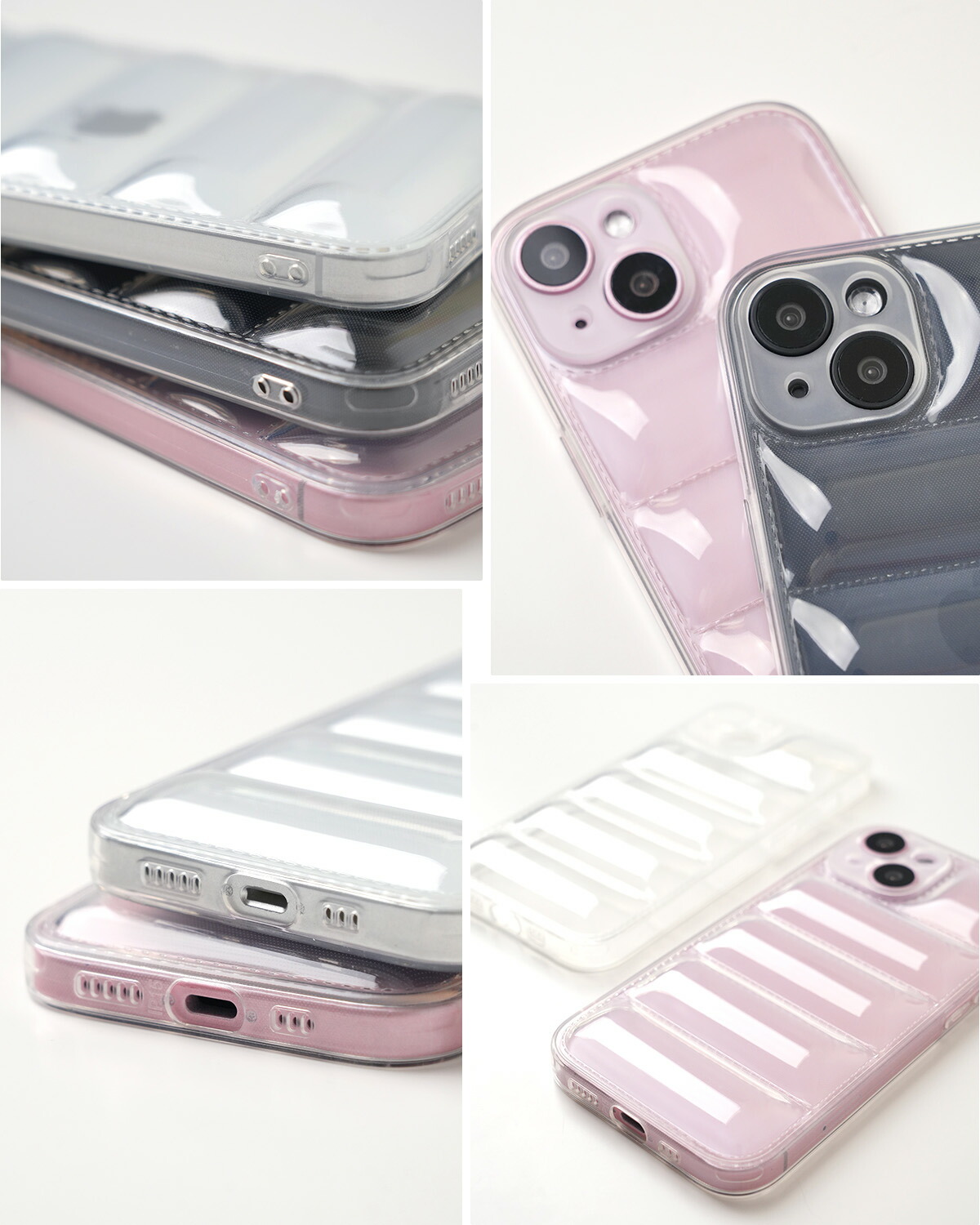  ダウンジャケット風 スマホケース 8