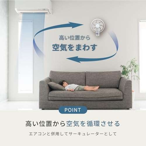 壁掛け扇風機 4