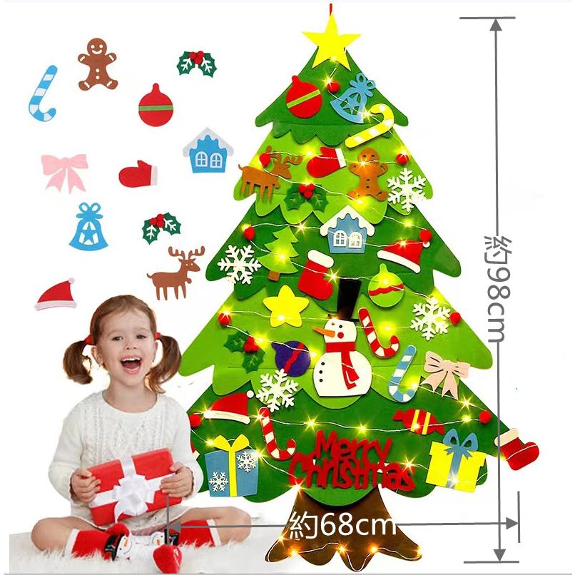 フェルトオーナメント付きクリスマスツリー Amazon.co.jp: ストリング ライト付きフェルト クリスマス