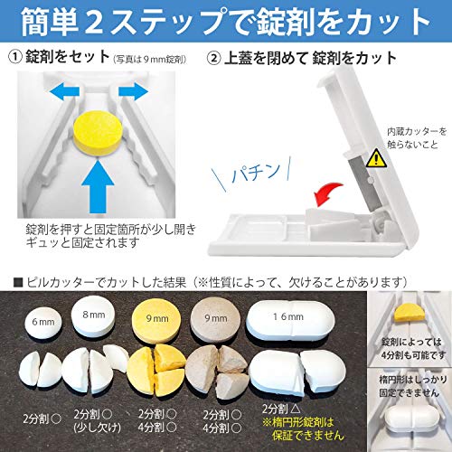 薄くて軽いピルカッター 3
