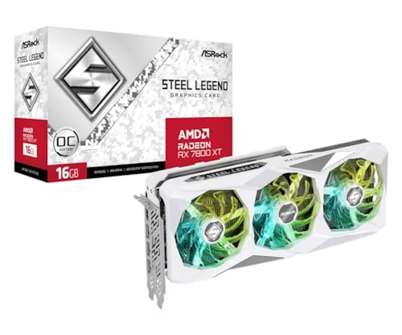 AMD Radeon RX 7800 XT Steel Legend 16GB OC 1