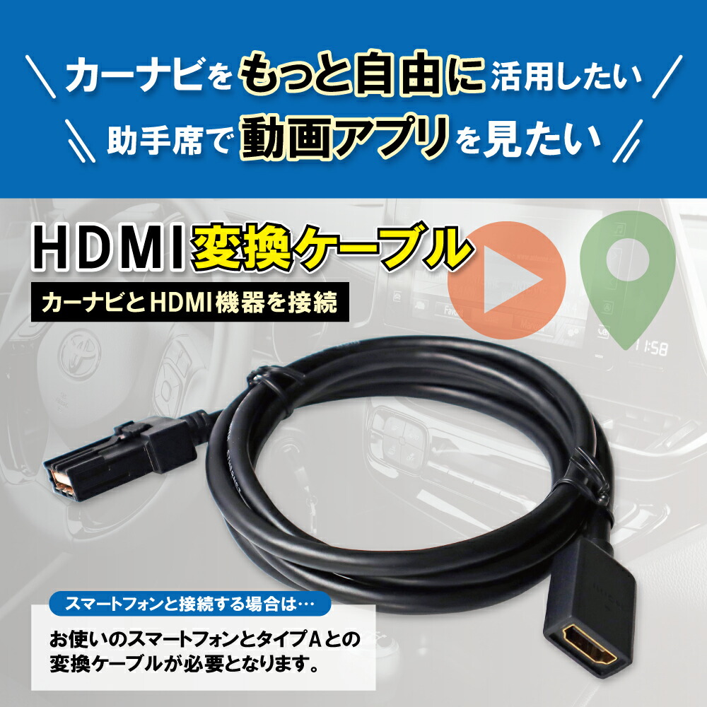 車用HDMI接続ケーブル 2