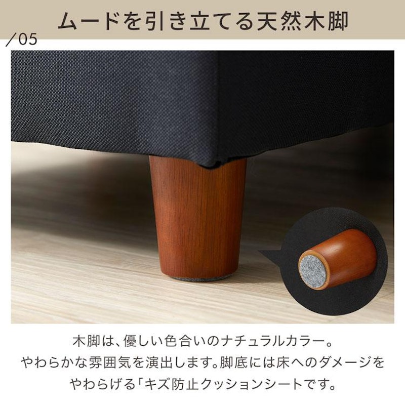 3人掛けカウチソファ クッション付き 11