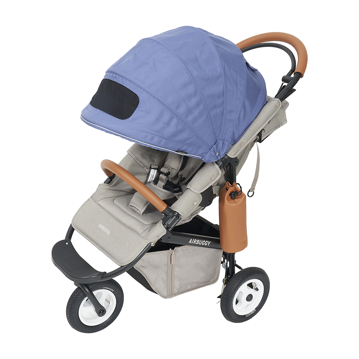 AirBuggy エアバギー ココブレーキEX 限定 デニム 三輪 ベビーカー COCO エアバギー AirBuggy ココブレーキEX メランジデニム 三輪