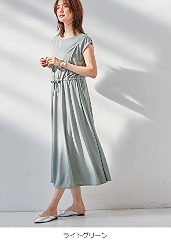 エンジェリーベ 天竺汗染み防止ワンピース 3