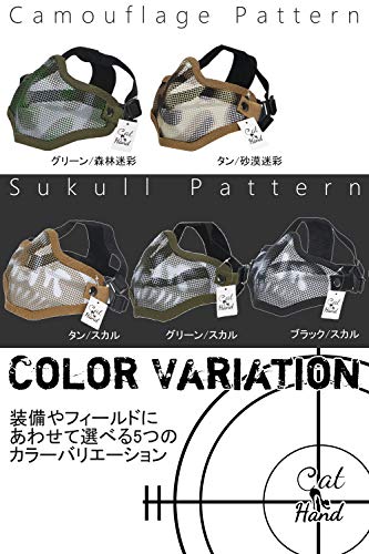 フェイスマスク ハーフメッシュマスク 3