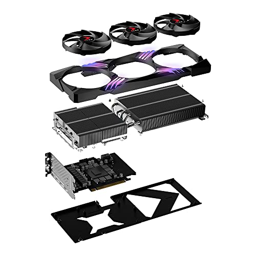 GeForce RTX 4070 Ti SUPER 16GB OC XLR8 ARGB オーバークロック トリプルファン VERTO 8
