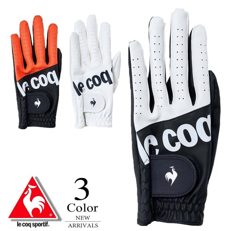 Le coq sportif 全天候型ロゴデザインメンズゴルフグローブ 1