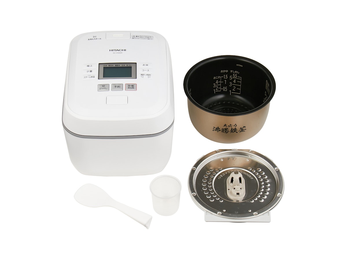 日立 IHジャー炊飯器RZ-V100EM W フロストホワイト-2022年動作品 日立 IHジャー炊飯器 ふっくら御前 RZ-V100EMをレビュー