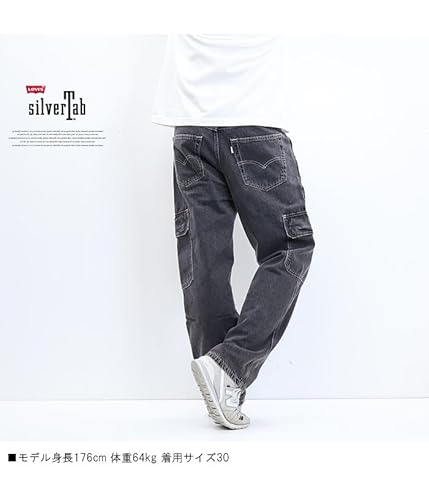SILVERTAB ルーズフィット カーゴ ブラック THE BRIDGE 5