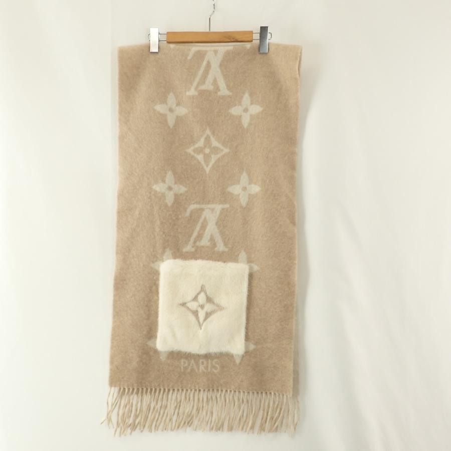 LOUIS VUITTON ベージュ マフラー 【※必ず商品説明をご確認下さい】 グラデーションがモダンでお洒落♪】Louis Vuitton マフラー (Louis