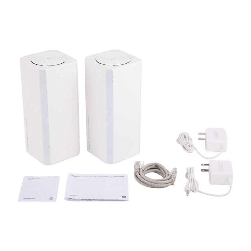 Xiaomi メッシュシステム AX3000 NEを検証レビュー!メッシュWi-Fi Xiaomi メッシュシステム AX3000 NEを検証レビュー!メッシュWi-Fi