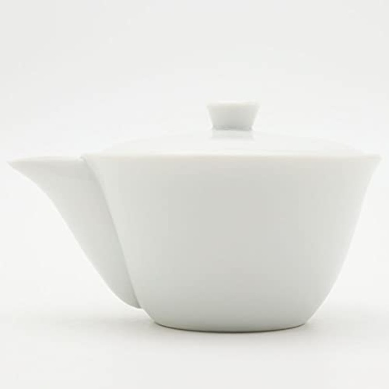 宝瓶 白磁 陶網 美濃焼 茶器 急須 3