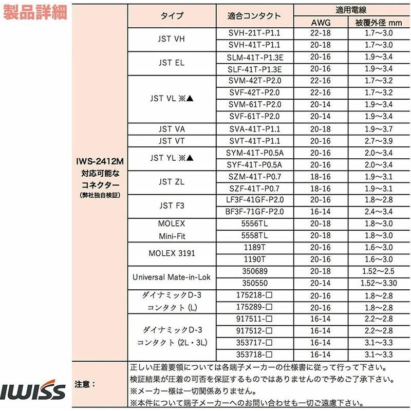 精密圧着ペンチ 7