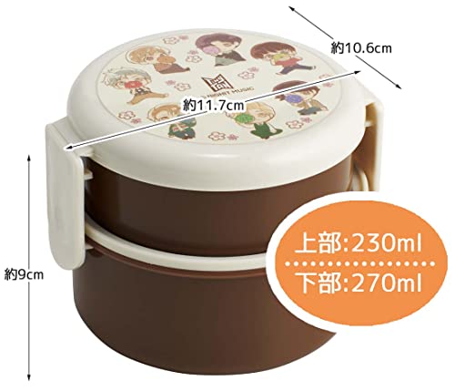 丸型ランチボックス2段 5