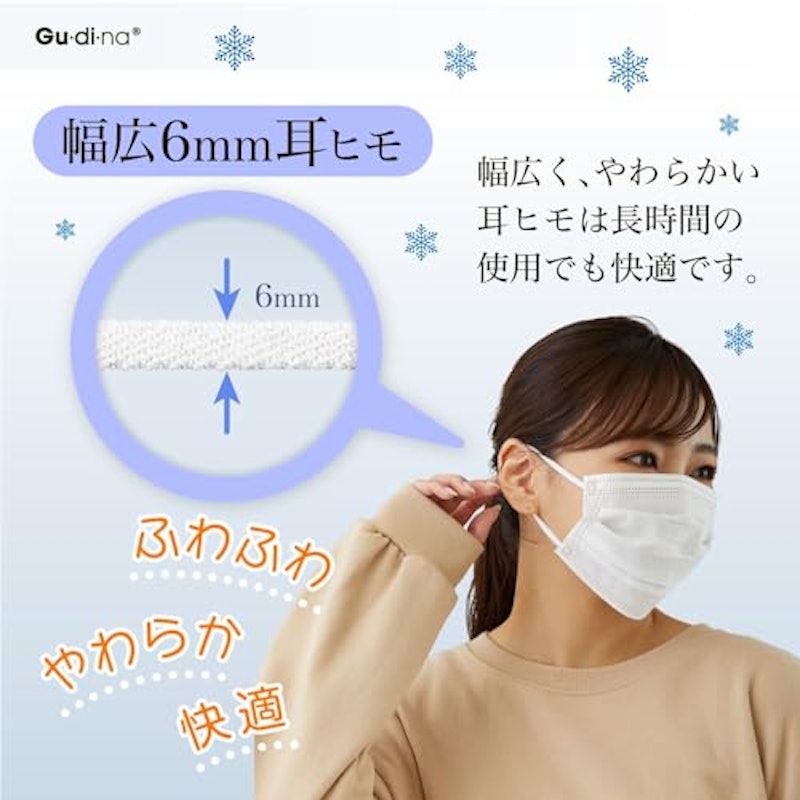 やわらか快適不織布冷感マスク 3