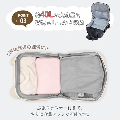 乗れるキッズスーツケース 9