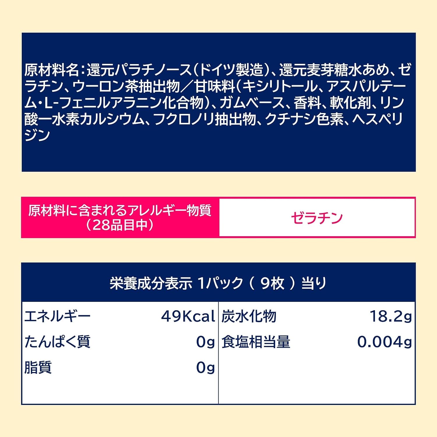 大人の噛むトレガム  4