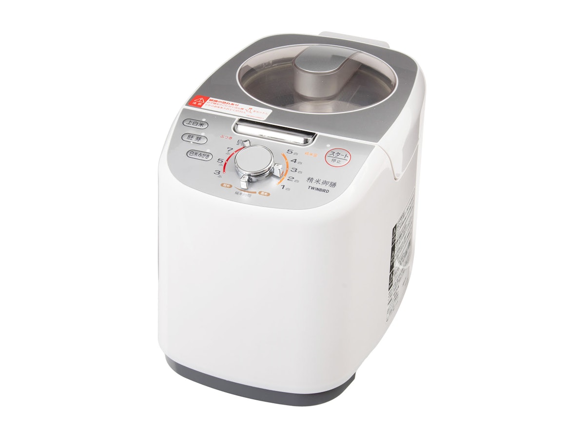 ツインバード コンパクト精米器 精米御膳 MR-E751Wをレビュー ツインバード コンパクト精米器 精米御膳 MR-E751Wをレビュー