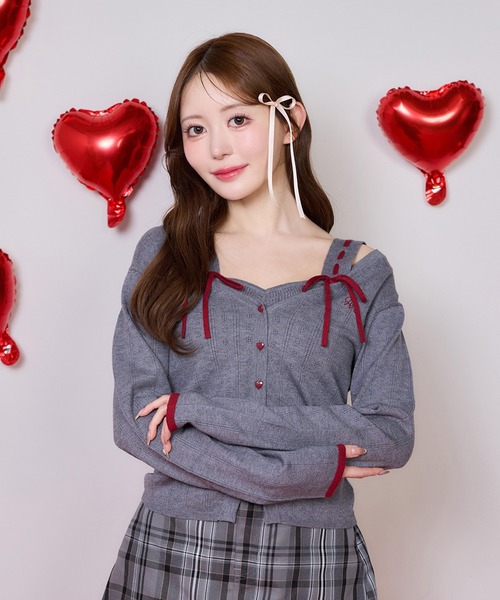  「Heart Collection」ビスチェ×カーディガンアンサンブル 1