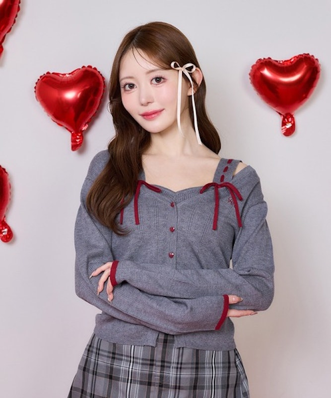 「Heart Collection」ビスチェ×カーディガンアンサンブル 1
