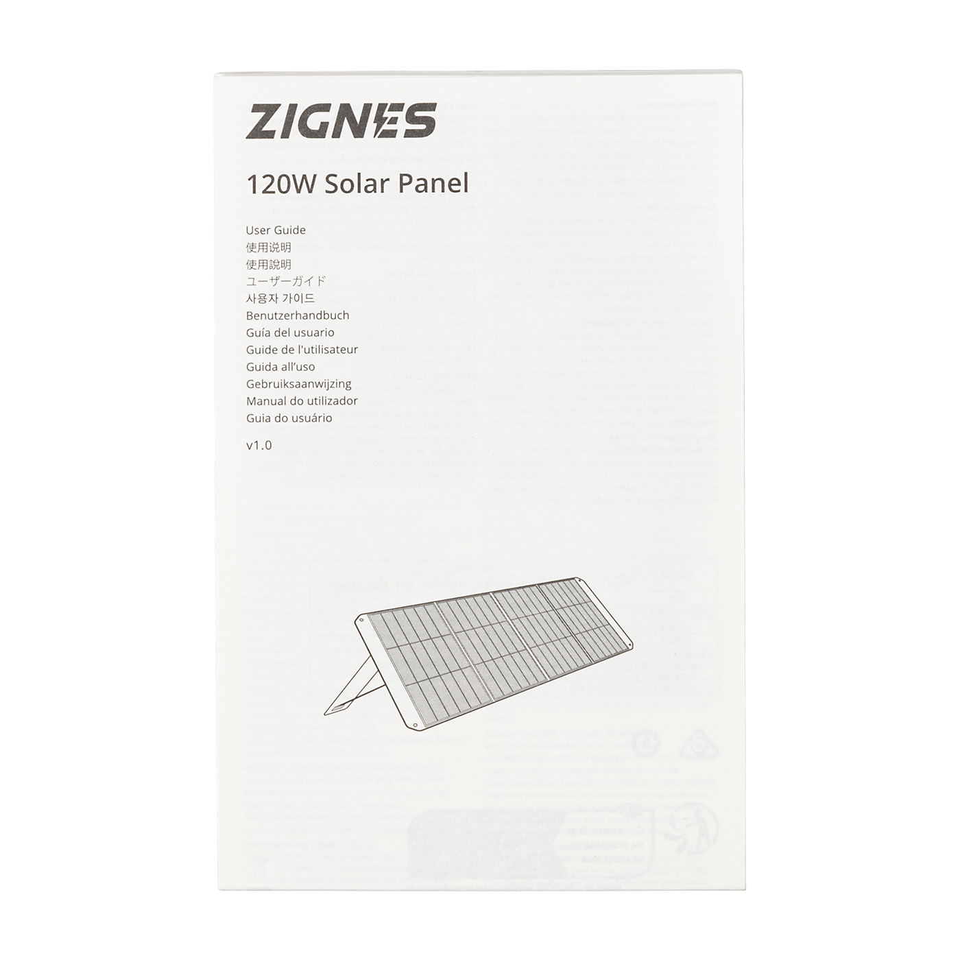 Zignes 120W ソーラーパネル 6