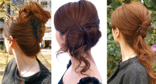 インナーヘアアクセ Wスティック 3