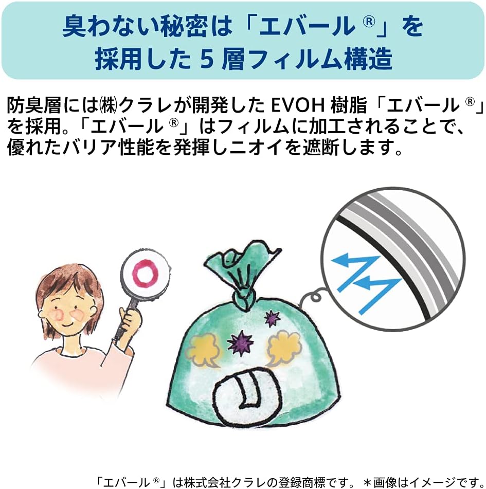 ウンチも臭わないおむつ袋  2