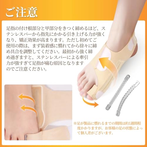 外反母趾サポーター 4