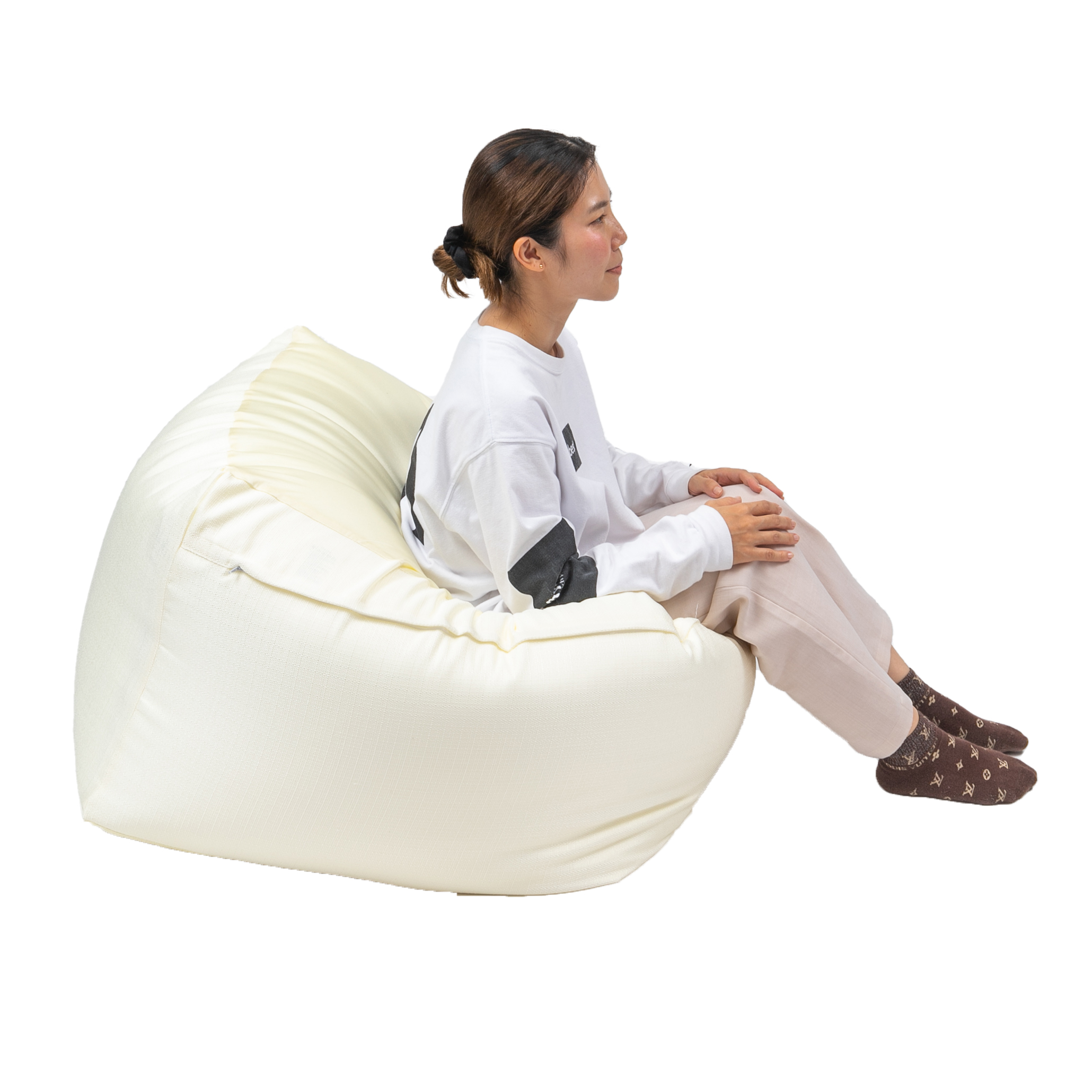 ビーズクッション　ハナロロ　スタイリスオニオン170ℓ レザーカバーセット ビーズクッション ハナロロ スタイリスオニオン170ℓ レザーカバー