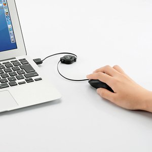 ケーブル巻取り光学式マウス 2