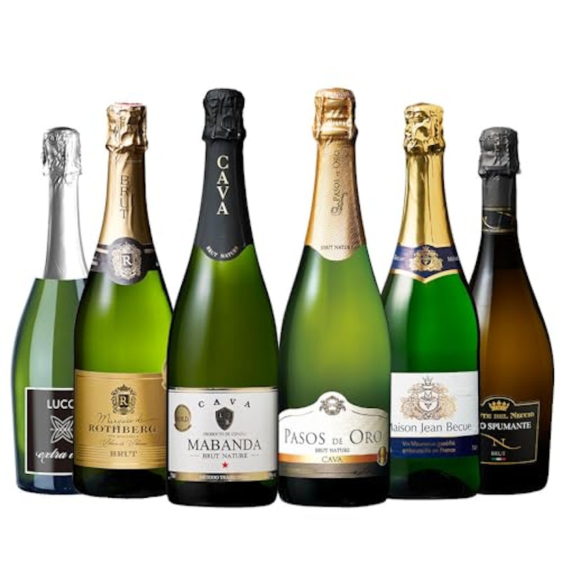 瓶内二次発酵製法ワイン入りスパークリングワイン6本セット 1