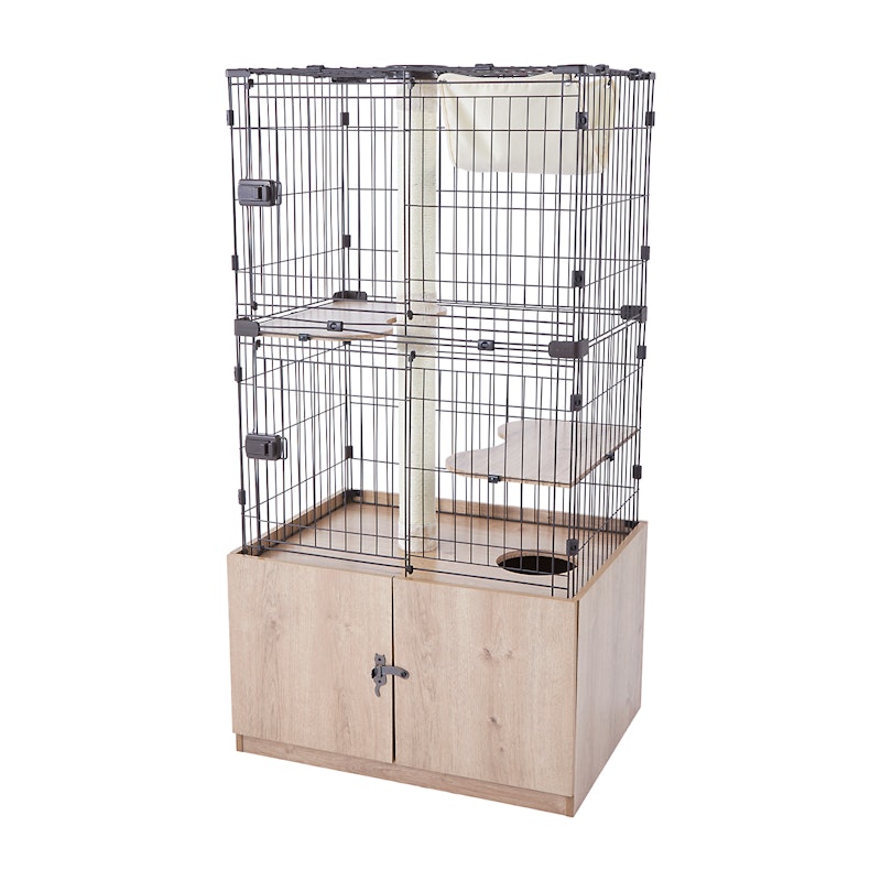 ラパン 掃除のしやすい広々ケージ ノワール〔ペット用品〕 ペティオ ラパン 掃除のしやすい広々ケージ ノワール〔ペット用品〕 ペティオ