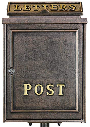 鍵付き ポスト ブリキ アンティーク ヴィンテージ レトロ おしゃれ