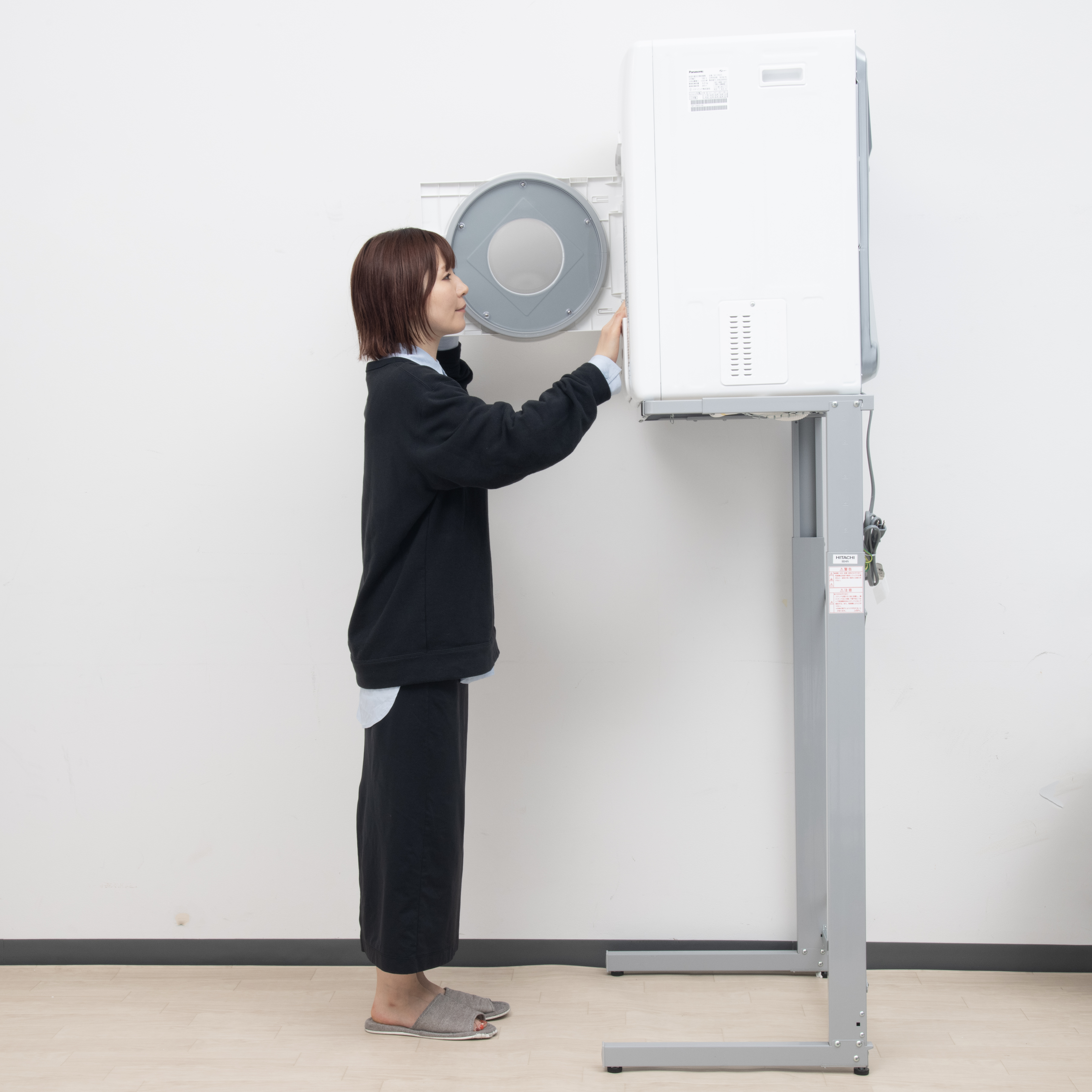 Panasonic 電気式乾燥機 2014年製 パナソニック NH-D603-W 電気衣類乾燥機 （乾燥6.0kg） ホワイト