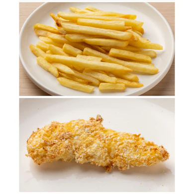 冷凍ポテトはサクサク・ホクホク!ささみかつはジューシーでやわらか