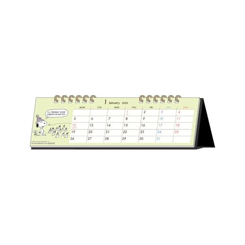 2026年 卓上カレンダー スヌーピー 1