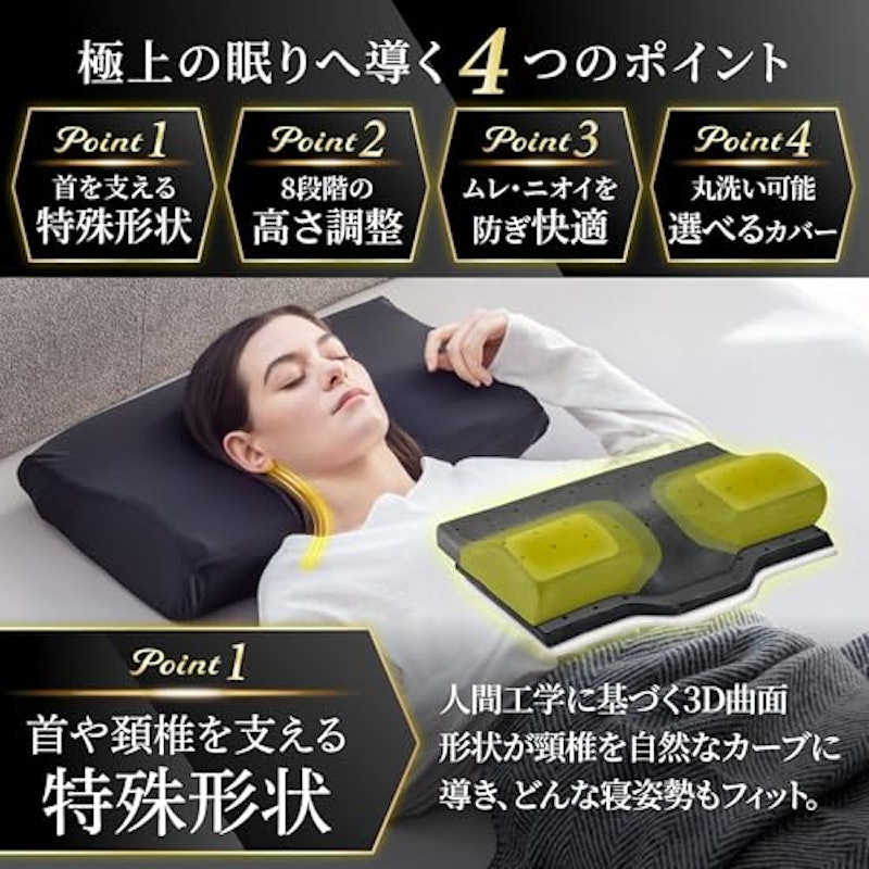 プレミアム低反発枕plus+ 4