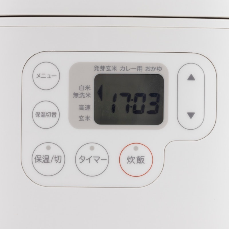 しゃもじ置き付き炊飯器 7