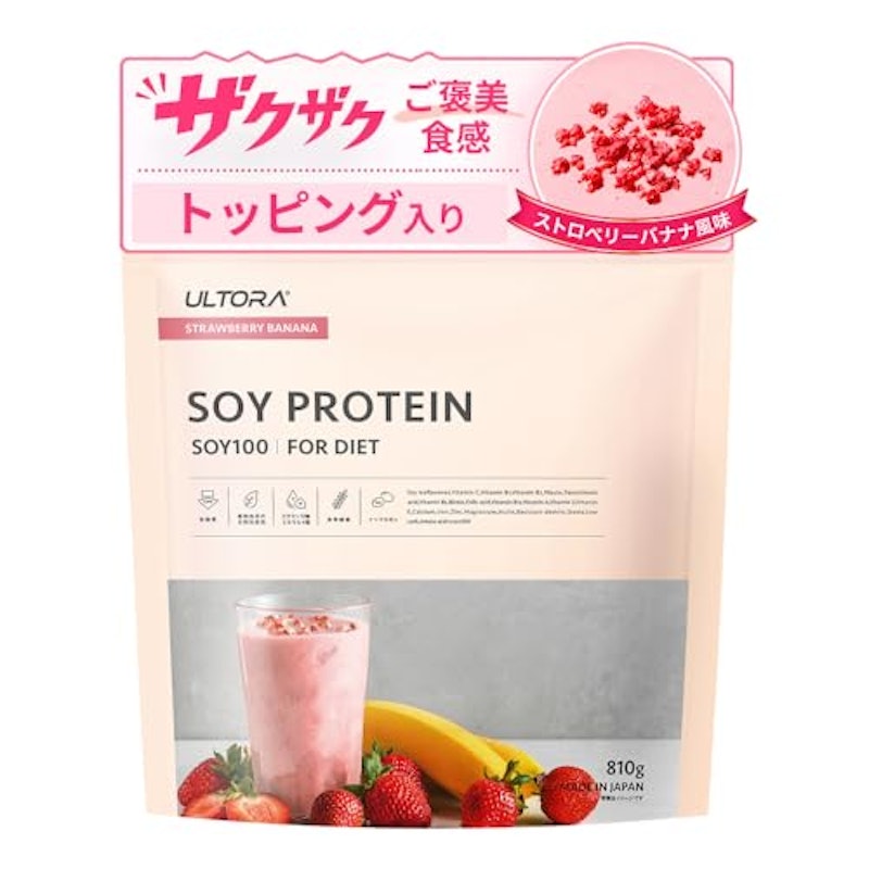 SOY PROTEIN ストロベリーバナナ 1