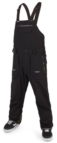 美品】ビラボン ビブパンツ スノボ ウェア ツナギ パンツ 黒 Lサイズ